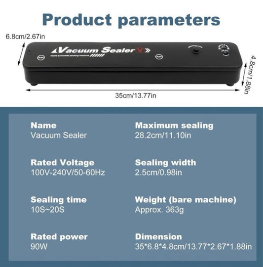 ENVASADORA AL VACÍO MULTIFUNCIONAL CON BOLSAS