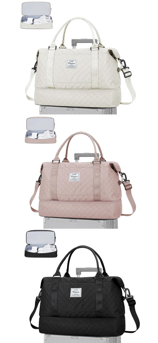 BOLSO FASHION DE VIAJE CON VARIOS COMPARTIMENTOS