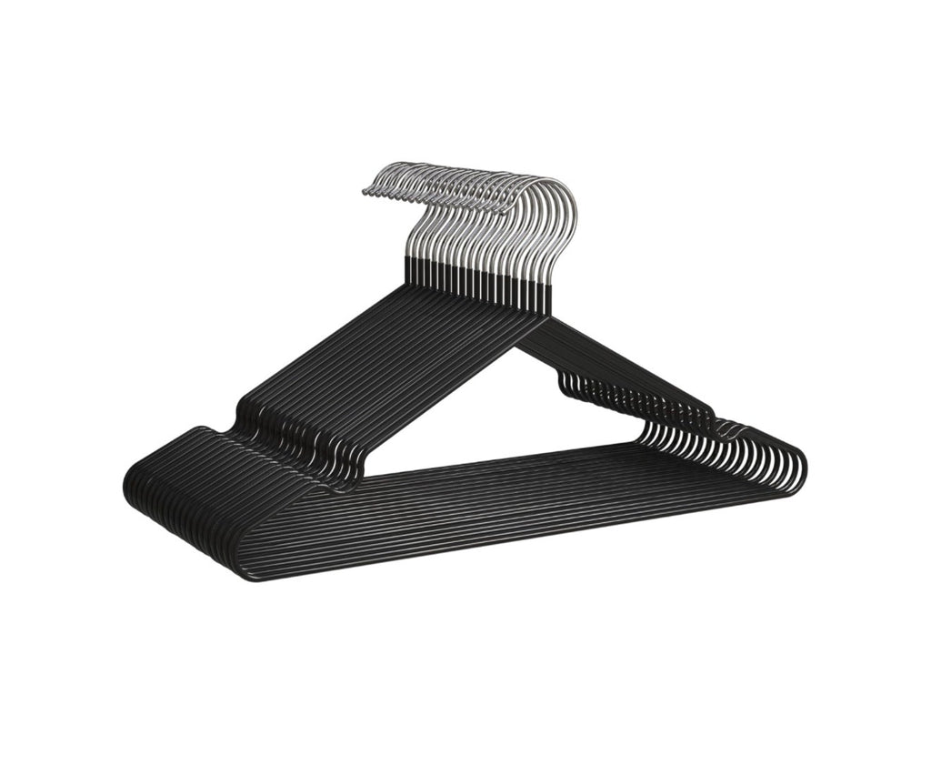 30 Perchas de Metal Antideslizantes