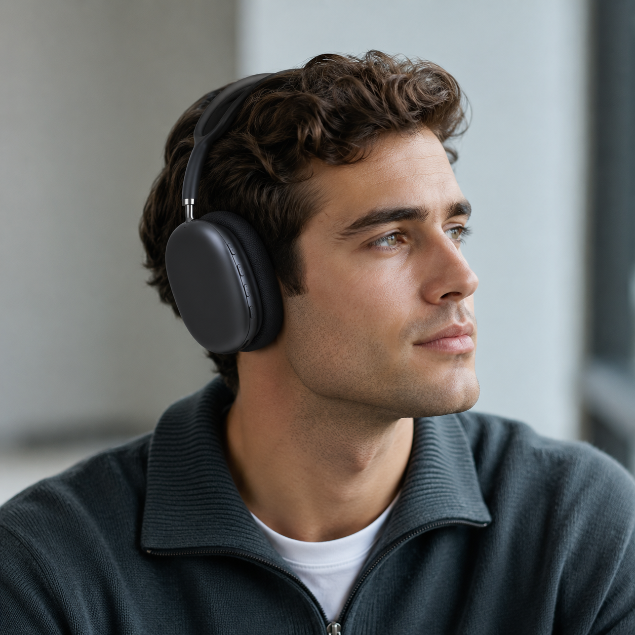 Auriculares Bluetooth Inalámbricos Premium con Micrófono, Cascos inalámbricos.