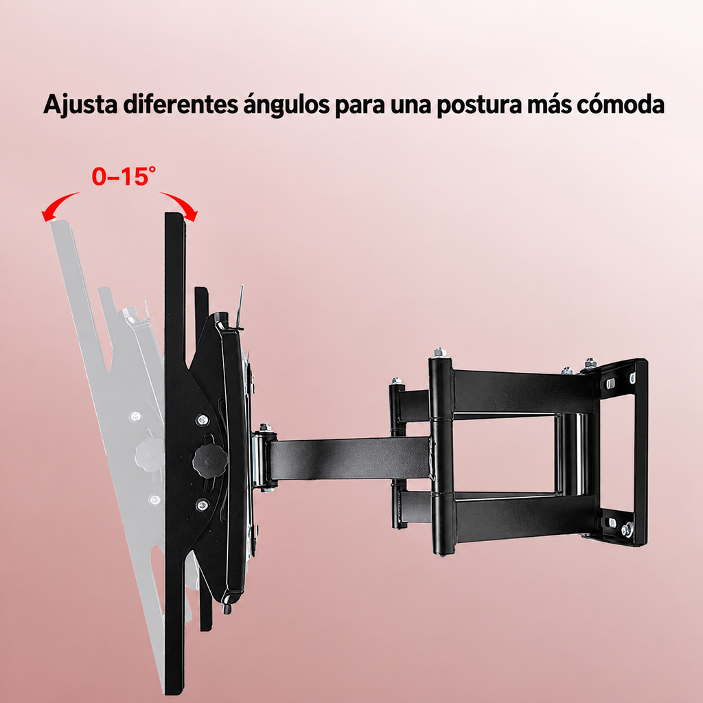 Soporte TV Doble Brazo Articulado 40-80 Pulgadas