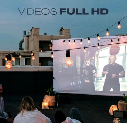 PROYECTOR LED HD PORTÁTIL CON CONTROL REMOTO