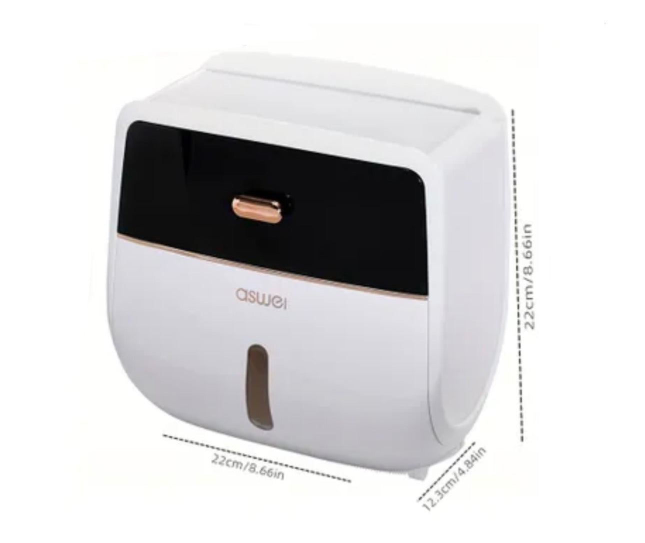 Soporte de papel higiénico, estante de almacenamiento para el baño, soporte de pañuelos montado en la pared, caja de pañuelos impermeable. Nuevo