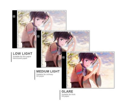 Tableta de luz con dibujo artístico
A4. NUEVO