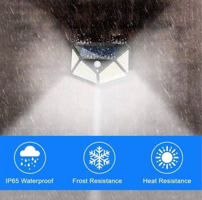 PACK DE 4 FOCOS SOLARES LED CON 3 MODOS