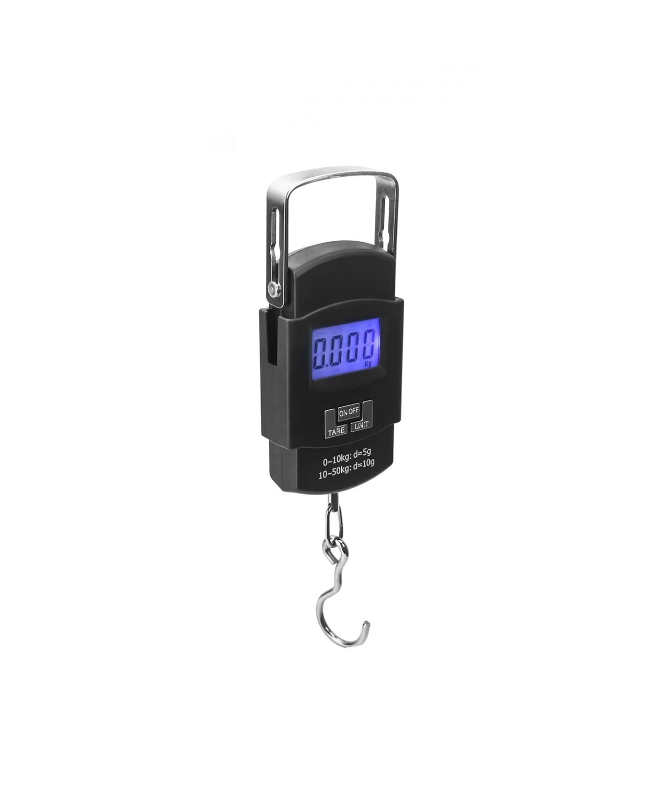 Báscula digital electrónica de equipaje ss-0696. bascula digital de 50 kg balanza almacen colgar equipaje dinamometro pesa mano cocina equipaje pesca - alta resistencia
