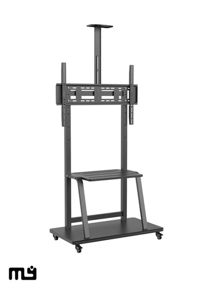 SOPORTE TV DE PIE 32-70 PULGADAS ESTANTE INTEGRADO Y ALTURA AJUSTABLE