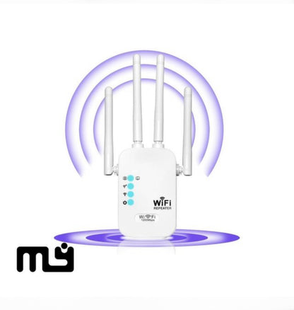 AMPLIFICADOR DE SEÑAL WIFI 1200 MBPS ALTA POTENCIA