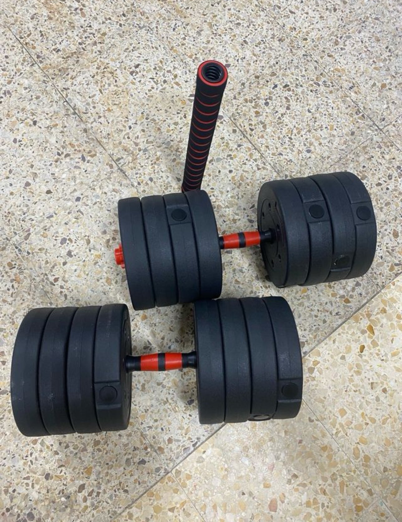 PACK MANCUERNAS AJUSTABLES 50KG 2X25 KG GYM