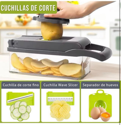 CORTADOR Y PICADOR DE VERDURAS 16 EN 1