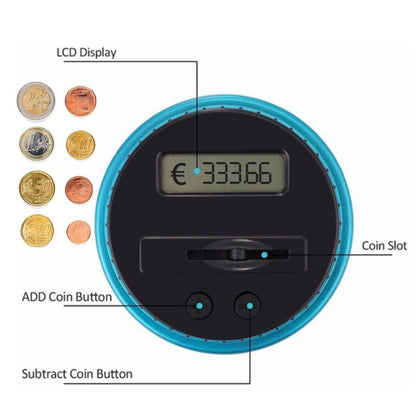 HUCHA DIGITAL CONTADORA DE MONEDAS AHORRO INTELIGENTE