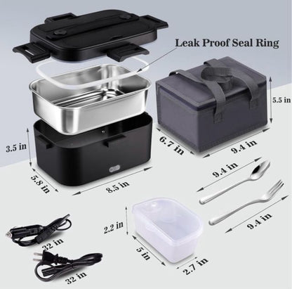 FIAMBRERA ELÉCTRICA PORTÁTIL 1.8L CALIENTA COMIDA