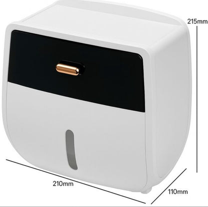 PORTAROLLOS DE BAÑO CON CAJÓN Y SOPORTE SUPERIOR