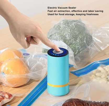 MINI ENVASADORA AL VACÍO PORTÁTIL RECARGABLE USB