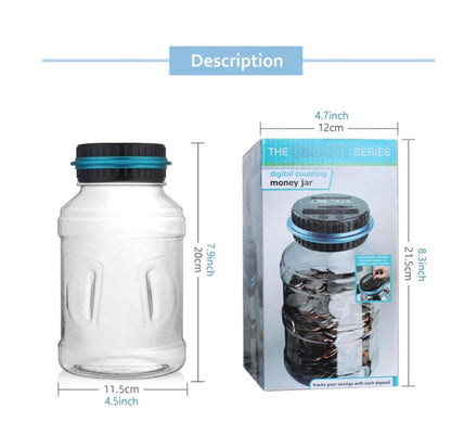HUCHA DIGITAL CONTADORA DE MONEDAS AHORRO INTELIGENTE
