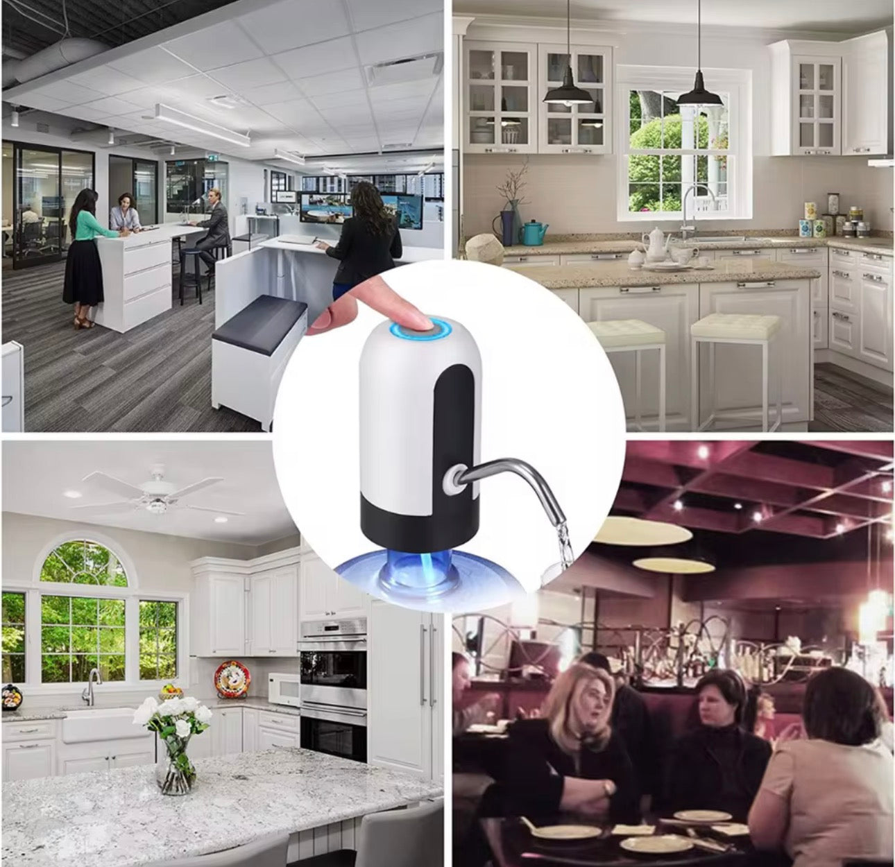 Dispensador de jarra de agua, bomba de botella de agua,Dispensadores automáticos de agua de 800 mAh - Dispensador de agua embotellada, dispensador de enfriador de agua, pequeña bomba de agua eléctrica