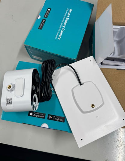 CÁMARA DE SEGURIDAD EXTERIOR CON PANEL SOLAR