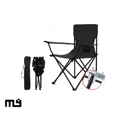 SILLA PLEGABLE PORTÁTIL CON BOLSA DE TRANSPORTE RESISTENTE