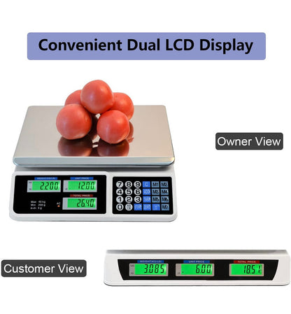 BÁSCULA ELECTRÓNICO COMERCIAL HASTA 40 KG