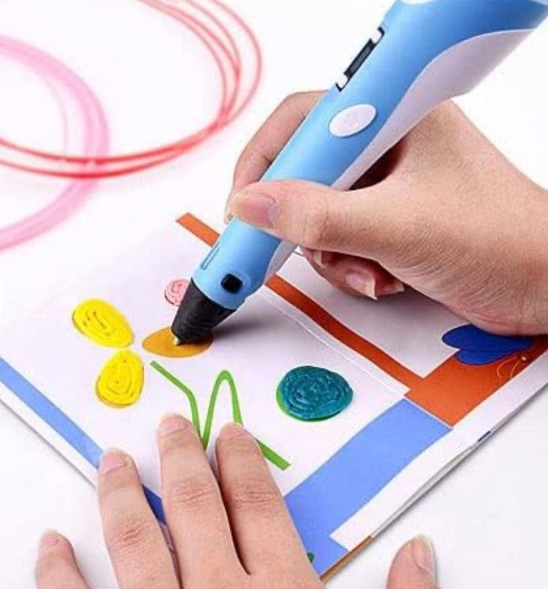 Lápiz Para Impresora 3d, Alimentación Usb, Incluye 20 Filamentos Pla De Varios Colores (lápiz De Impresora, Bolígrafo 3d Para Niños, Bolígrafo)
