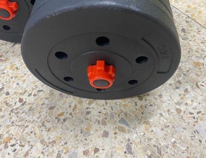 PACK MANCUERNAS AJUSTABLES 50KG 2X25 KG GYM