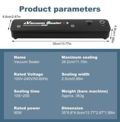 ENVASADORA AL VACÍO MULTIFUNCIONAL CON BOLSAS