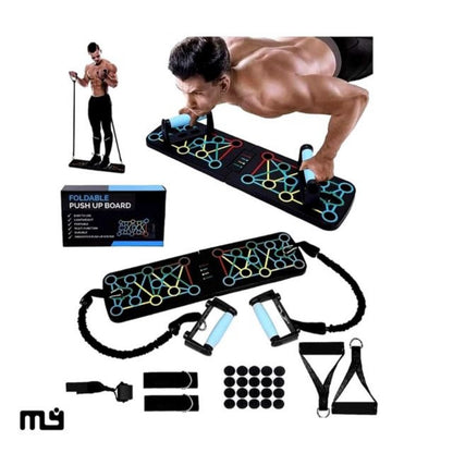 TABLA DE FLEXIONES PRO CON BANDAS ELÁSTICAS OFERTA
