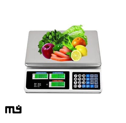 BÁSCULA ELECTRÓNICO COMERCIAL HASTA 40 KG