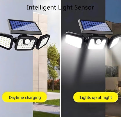 FOCO SOLAR LED LUZ DIVIDIDA
IMPERMABLE POTENTE