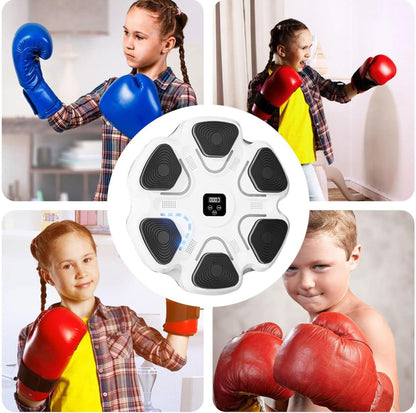 MÁQUINA DE BOXEO CON LUCES LED Y PANTALLA DIGITAL