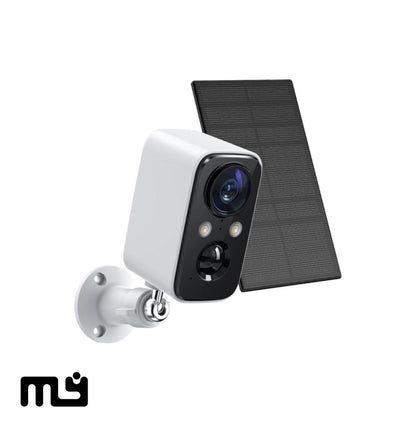 CÁMARA DE SEGURIDAD EXTERIOR CON PANEL SOLAR