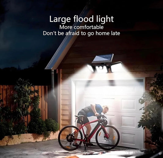 FOCO SOLAR LED LUZ DIVIDIDA
IMPERMABLE POTENTE