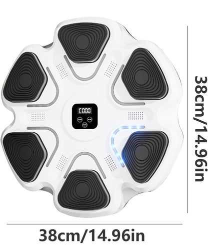 MÁQUINA DE BOXEO CON LUCES LED Y PANTALLA DIGITAL