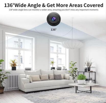 MINI CÁMARA DE SEGURIDAD WIFI 1080P HP