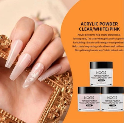 KIT PROFESIONAL DE UÑAS ACRÍLICAS 10 PIEZAS