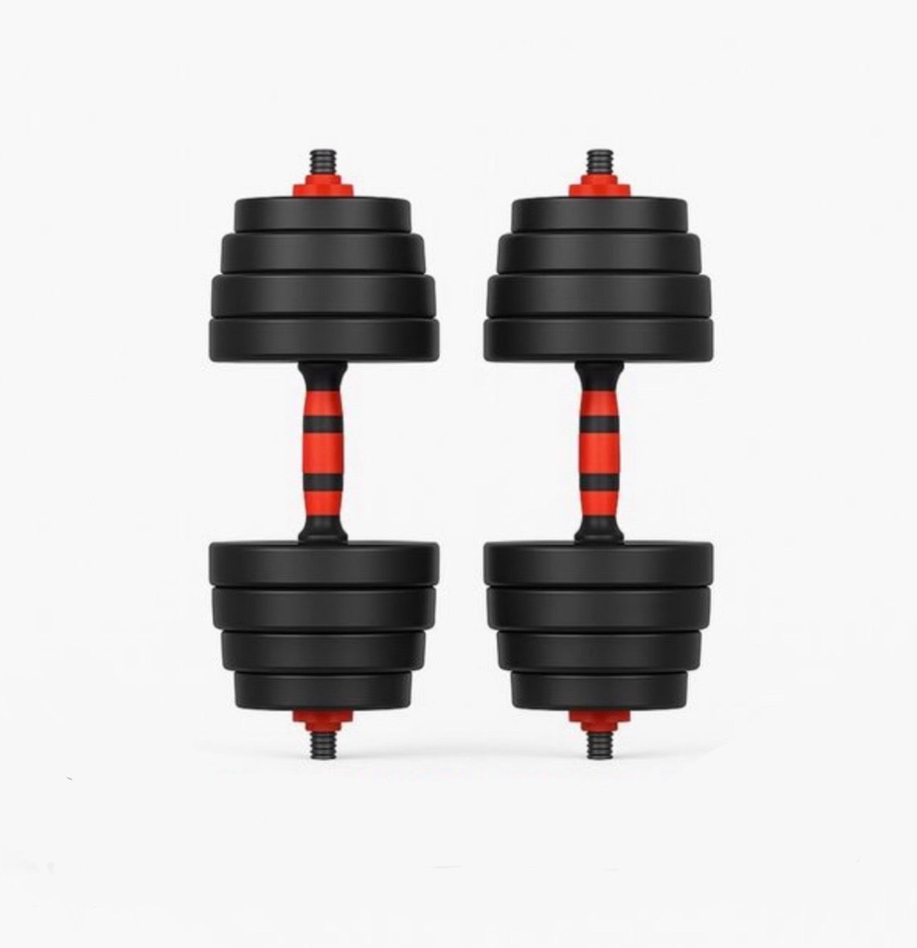 Set de Mancuernas Ajustables 2 en 1 + Barra para entrenamiento. Juego de Mancuernas 2 en 1 con Barra Recta. Nuevo