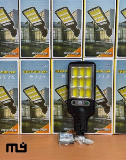 LÁMPARA LED SOLAR 50W FAROLA SOLAR 3 MODOS