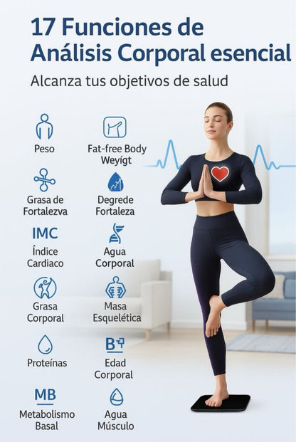 Báscula inteligente con App y Bluetooth