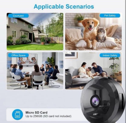 MINI CÁMARA DE SEGURIDAD WIFI 1080P HP