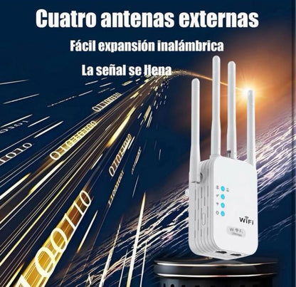 AMPLIFICADOR DE SEÑAL WIFI 1200 MBPS ALTA POTENCIA