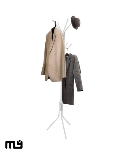 PERCHERO DE PIE DE METAL PARA ROPA RESISTENTE