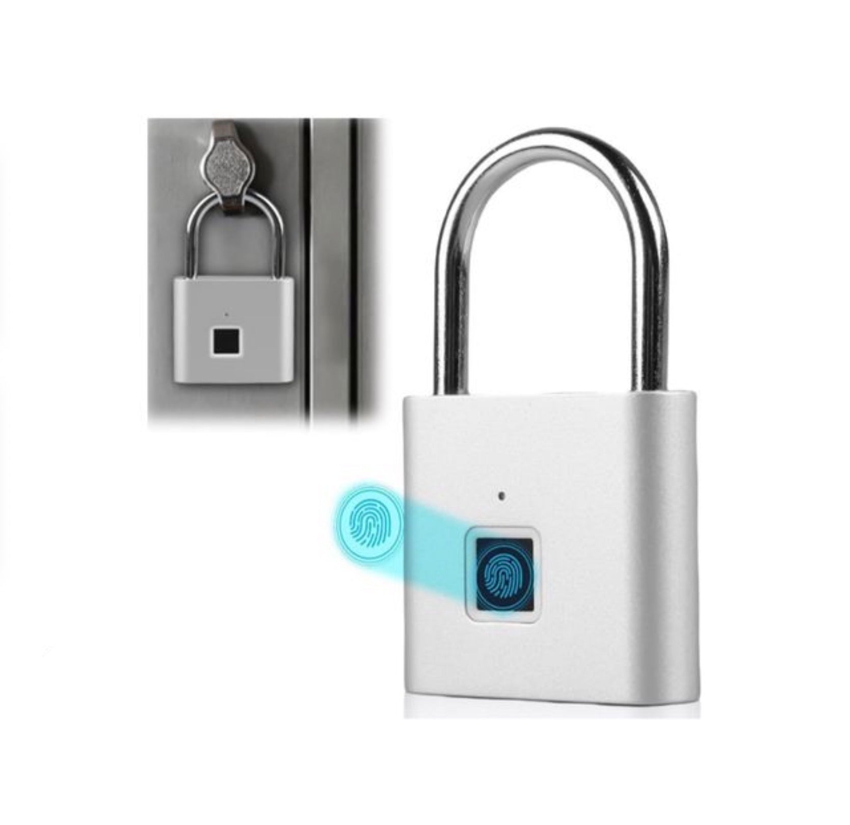Candado inteligente con sensor de huella digital. Nuevo