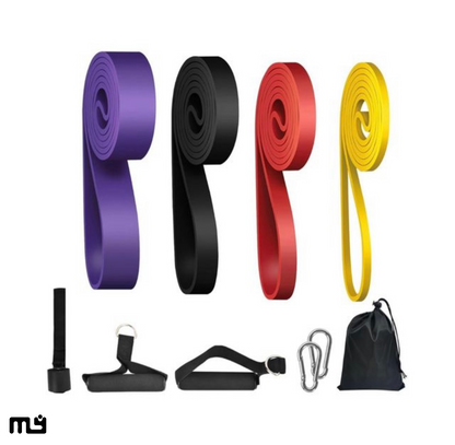 Set de Bandas Elásticas con Accesorios y Bolsa