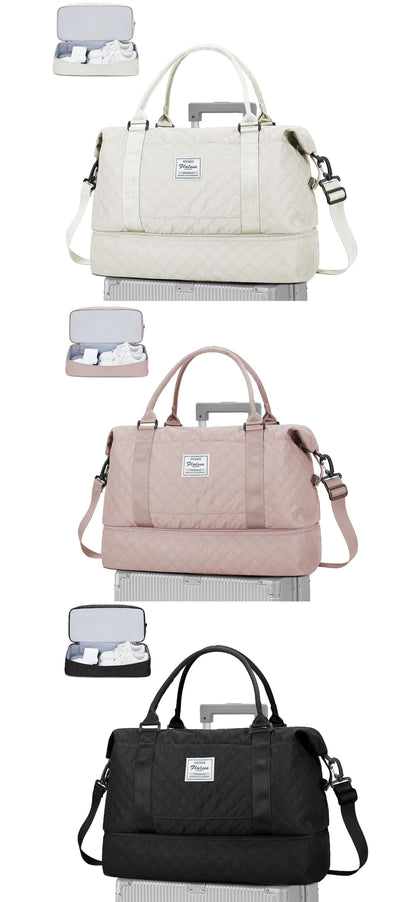 BOLSO FASHION DE VIAJE CON VARIOS COMPARTIMENTOS