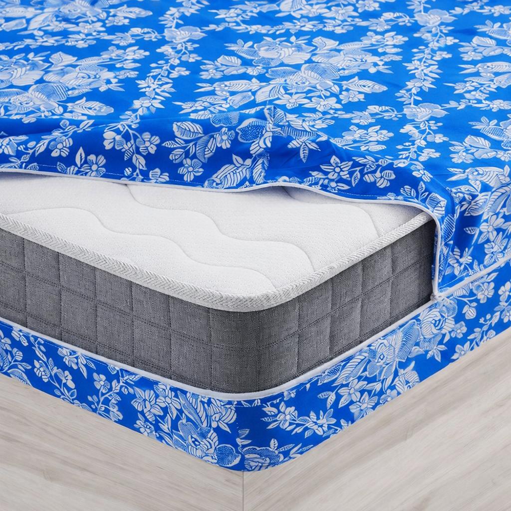 Funda de colchón con cierre de cremallera, nuevo.